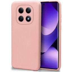 Funda Cool Silicona Flexible Rosa Protección Cámara para Xiaomi REDMI Note 15 5G y POCO M8 5G