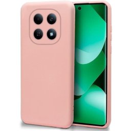 Funda para móvil Cool Silicona Flexible Rosa Protección Cámara para Xiaomi REDMI Note 15