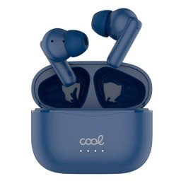 Auriculares Cool Bound inalámbricos Bluetooth Hi-Fi con pantalla LED y carga Tipo-C Azul Marino