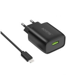 Cargador de pared Accetel Ac332 USB 2.4A con cable Lightning 1 m
