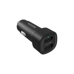Accetel CC310B Cargador Coche Dual USB 3.1A Negro