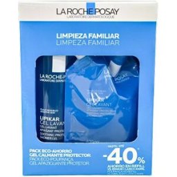 La Roche-Posay Coffret Gel Limpiador Lipikar Eco-Savings + Recambio