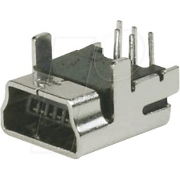 FREI USB BWM - Conector hembra USB integrado, mini B, acod., para montaje en ci