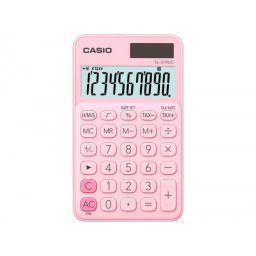 Calculadora casio sl-310uc-pk bolsillo 10 digitos tax +/- tecla doble cero color rosa