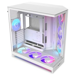 Torre NZXT H9 Flow RGB+ Blanco ATX/EATX Vidrio Templado RGB Midi Tower