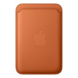 Cartera Apple MGH64ZM/A MagSafe Naranja Microtwill para iPhone, 3 tarjetas