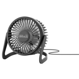 Ventilador Techly Tech Pop 8018080494413 mesa USB oscilación 360° compacto negro