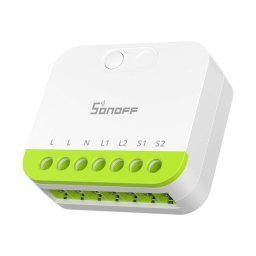 Interruptor Inteligente Sonoff MINI-ZB2GS Zigbee Control Doble Canal Compatible Asistentes Voz