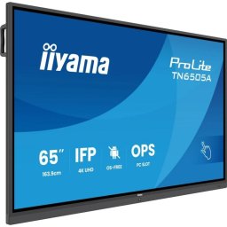 Pantalla interactiva iiyama TN6505A-B1AG 64,5" 4K UHD IPS táctil 500 cd/m²