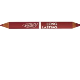 puroBio Lápiz labial dúo Kingsize de larga duración 1 un. 104L Soft Pink Nude Nude Pescato