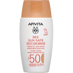 Apivita Bee Sun Safe Reparador diario del envejecimiento SPF50 50mL Tinted SPF50