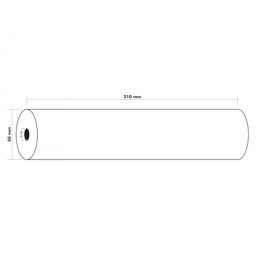 Rollo papel fax exacompta 210 mm x 30 m