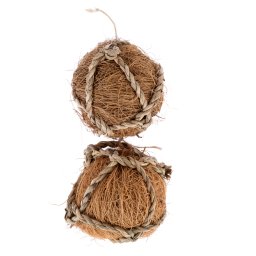 Bolas TIAKI de fibra de coco - lote de 2 uds. - 6 cm de diámetro