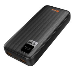 Power Bank PcCom Essential 20.000mAh 20W + Carga Rápida 22.5W con Indicador LED Negro