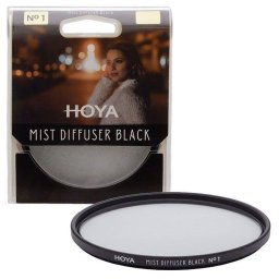 Filtro de lente Hoya Mist Diffuser Black No1 58 mm aluminio sin recubrimiento