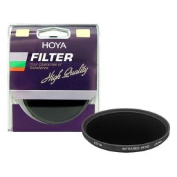 Filtro de lente Hoya R72 77mm infrarrojo para efectos creativos