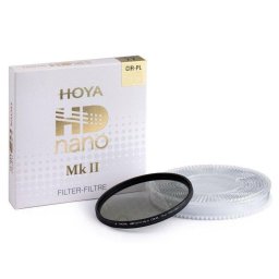 Filtro circular polarizador Hoya HD Nano Mk II CIR-PL 62 mm ultra resistente