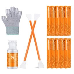 Kit limpieza sensor APS-C K&F CONCEPT con 10 bastoncillos y solución 20 ml