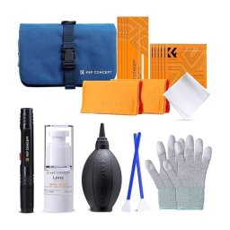 Kit de limpieza K&F Concept 23 en 1 para cámaras y ópticas profesionales