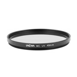 Filtro de lente UV Laowa 49 mm protección óptica negra funda incluida