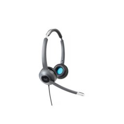 Auriculares Cisco 522 con cable USB y jack 3,5 mm para oficina y call center, micrófono boom, negros y grises