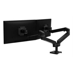 Soporte para monitor Ergotron LX Pro 45-686-292 doble brazo ajustable hasta 27" negro