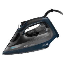 Plancha Braun TexStyle 9 0127409002 suela EloxalPlus 3200W vapor 260g/min azul oscuro