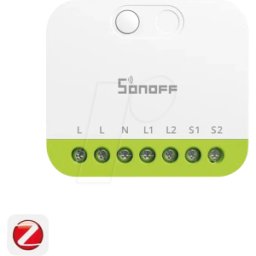 SONOFF SON MINI-ZB2GS - Actuador de conmutación de 2 canales, Zigbee