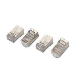Conector RJ45 AISENS A138-0293 Cat5e FTP Acero inoxidable Pack 10 unidades