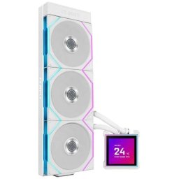 Refrigeración Líquida Lian Li HydroShift II LCD-S 360 mm 3 Ventiladores Pantalla IPS RGB Blanco