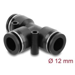 Conector neumático Delock 60751 M12 negro rosca hembra 10 bar