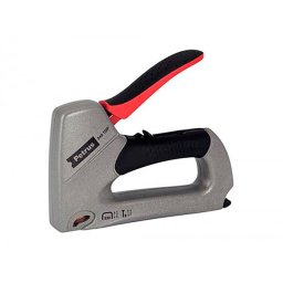 Grapadora petrus clavadora 340 top bricolaje cuerpo de aluminio ajuste de potencia utiliza grapas nº530 y clavos nº8