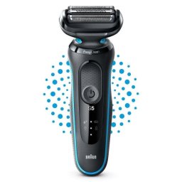 Braun 51-M1000s Series 5 Afeitadora Inalámbrica de Láminas Negra/Azul