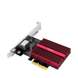 Tarjeta de Red Cudy PE10G PCI Express 10 GbE RJ45 Incluye Cable y Soportes