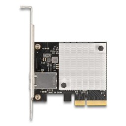 Tarjeta de Red Delock 90758 PCI Express 10 GbE RJ45 Jumbo Frames