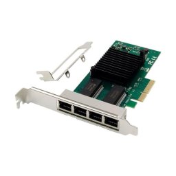 Tarjeta de Red MicroConnect MC-PCIEX4-I350-T4 PCI Express 1 GbE 4 Puertos Low Profile