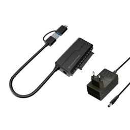 Adaptador USB 3.2 a SATA Conceptronic ABBY21B UASP 6 Gb/s Negro