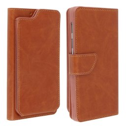 Avizar Funda Cartera Marrón para Smartphones de 5" a 5.3