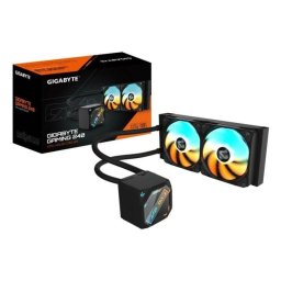 Refrigeracion Liquida GIGABYTE GAMING 240 240mm 2 Ventiladores ARGB Negro Multiled