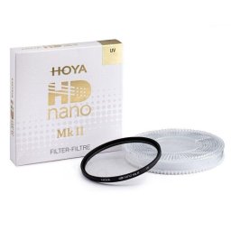 Filtro de lente Hoya HD nano MkII 72 mm UV resistente agua aluminio