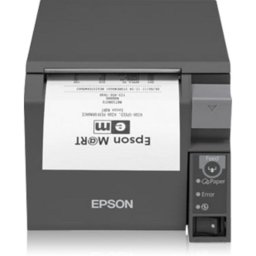 Impresora Térmica USB Epson TM-T70II Carga Frontal Compacta Gráficos y Logotipos