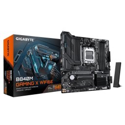 Placa Base Gigabyte B840M GAMING X WIFI6E AMD B840 Socket AM5 DDR5 Micro ATX WiFi 6E 2.5GbE M.2 RGB
