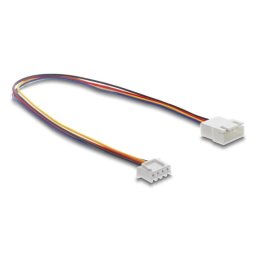 Cable extensión ventilador Delock 90868 4 pines 30 cm PVC multicolor