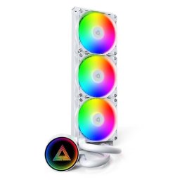 Refrigeración Líquida Montech LightFlow ARGB 360mm 3 Ventiladores RGB Blanco