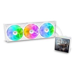 Refrigeración Líquida Thermaltake TH360 V3 Ultra ARGB 360mm 3 Ventiladores RGB Blanca