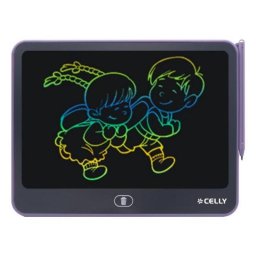 Tablet de escritura Celly KIDSBOARDPK rosa multicolor resistente al agua