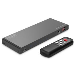 Conmutador HDMI Digitus DS-55335 8K 4x1 HDR Control Remoto Audio Extraíble