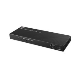 Divisor HDMI Lindy 38535 4 salidas 8K60Hz Audio Downscaling Metal