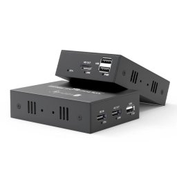 Extensor KVM Techly IDATA HDMI-KVM4 HDMI USB Cat6 150 m Full HD