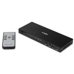 Switch HDMI Lindy 38386 4 Puertos 8K Ultra HD eARC USB A/C Metal